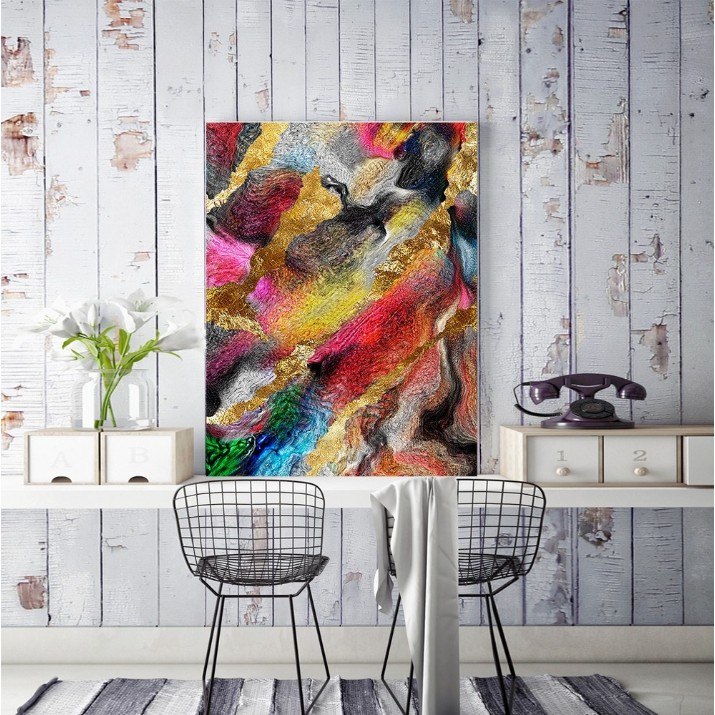 Pictură ArtShop Multicolored Abstraction 40x60cm (PA82-M-PL)