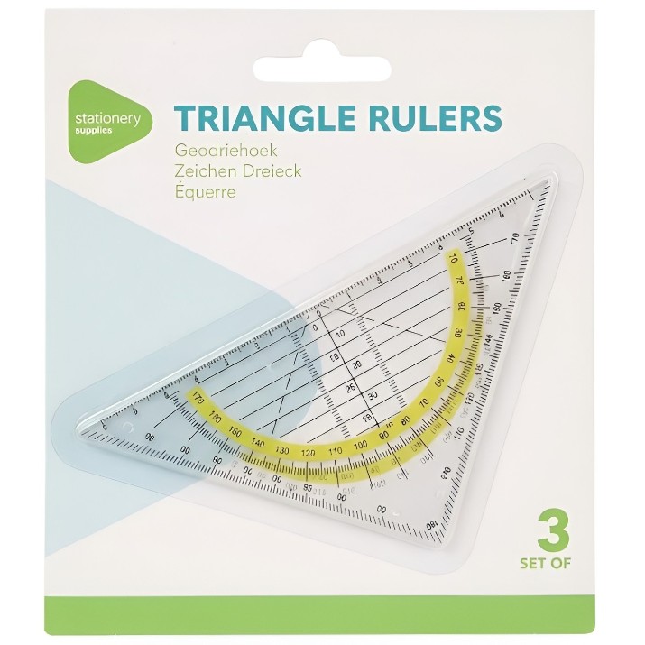 Линейка Free & Easy 3pcs 14 Х9 см пластик (52374)