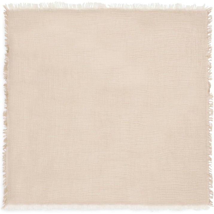 Plapumă pentru bebeluși Jollein Fringe Stripe 75x100cm Biscuit (516-511-68090)