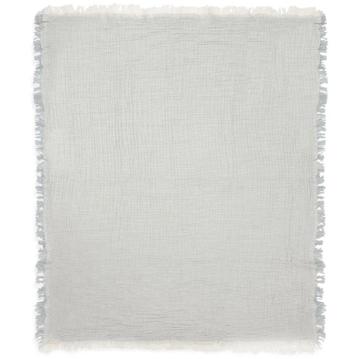 Одеяло для малышей Jollein Fringe Stripe 75x100cm Sea Green (516-511-68088)