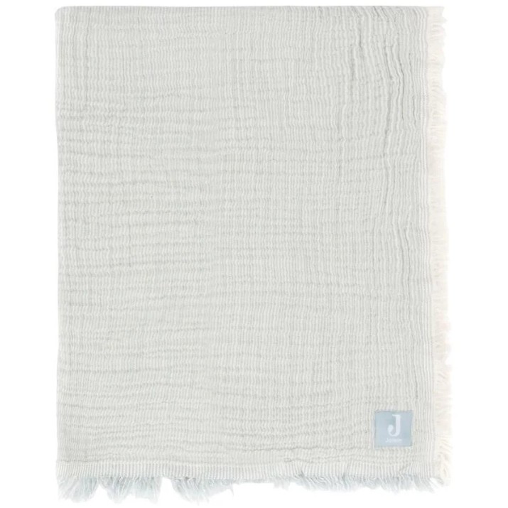 Одеяло для малышей Jollein Fringe Stripe 75x100cm Sea Green (516-511-68088)
