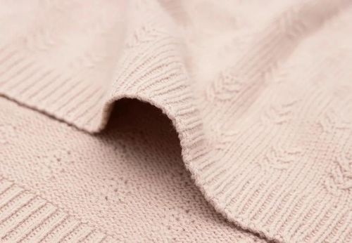 Одеяло для малышей Jollein Grain Knit 75x100cm Wild Rose (516-511-67065)