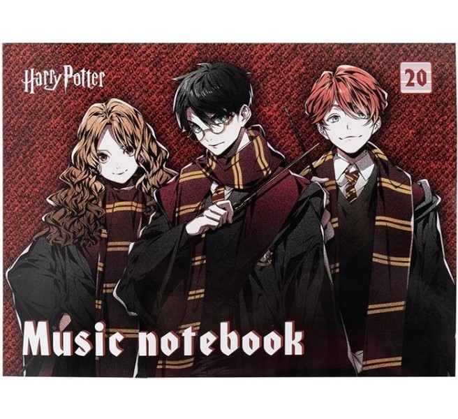 Тетрадь для нот Kite Harry Potter A5/20p (HP25-405)