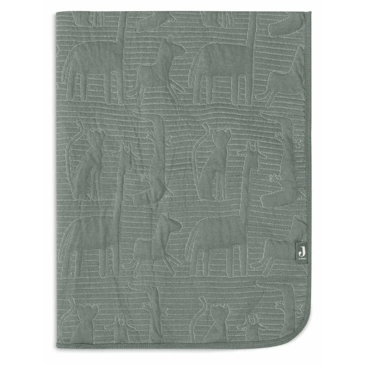 Plapumă pentru bebeluși Jollein Jungle Jambo Ash 75x100cm Green/Laurel (516-511-68036)