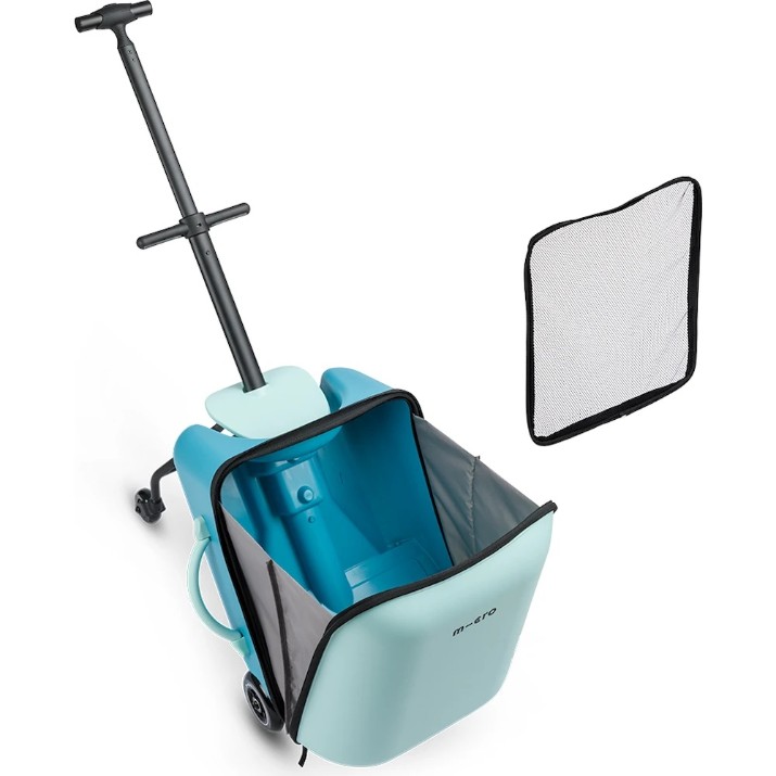 Geanta-carucior Micro Ride On Luggage Eazy Allrounder Blue (ML00410