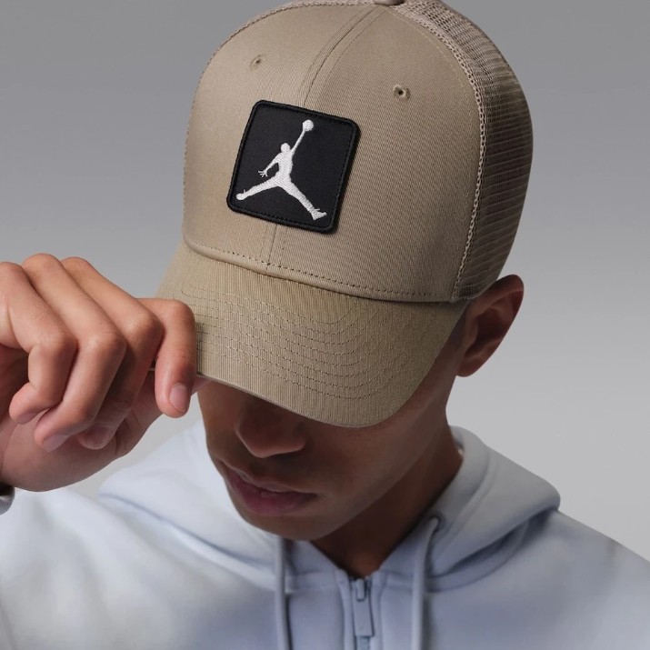 Бейсболка Nike Jordan Rise Structured Khaki/Sail, s.M/L