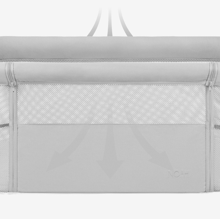 Leagăn Kikka Boo Noah Light Grey 2025