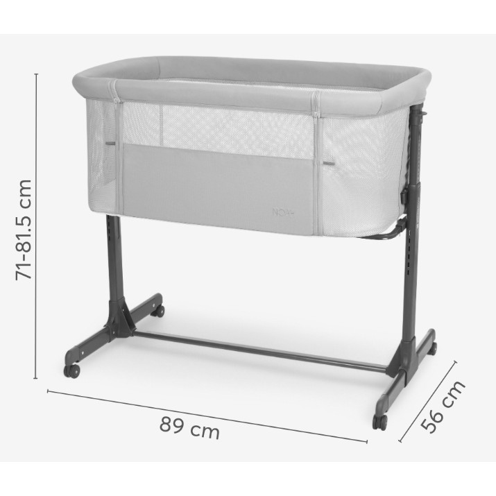 Колыбель Kikka Boo Noah Light Grey 2025