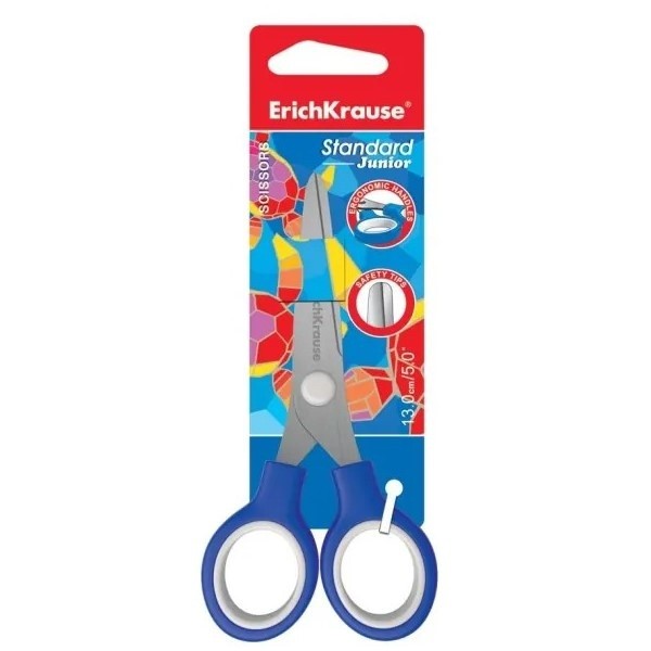 Ножницы канцелярские Erich Krause Standart Junior 13cm (35505)