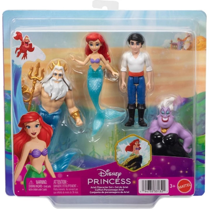 Фигурка героя Barbie Disney Princess: Ariel Character Set (JHG84)