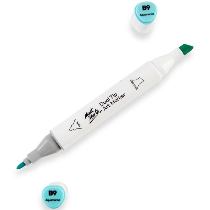 Marker Mont Marte Dual Tip Aquamarine B9 (MGRD0031)