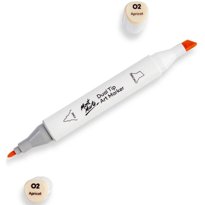 Маркер Mont Marte Dual Tip Pastel Peach O2 (MGRD0005)