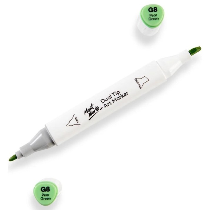 Marker Mont Marte Dual Tip Pear Green G8 (MGRD0041)