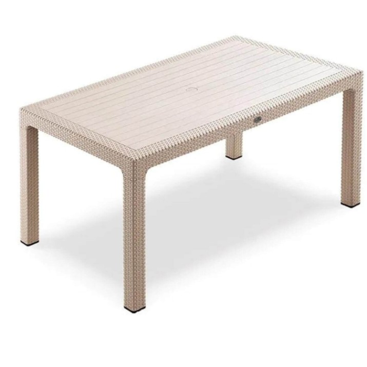 Садовый стол Hola Rattan 0435502 Beige
