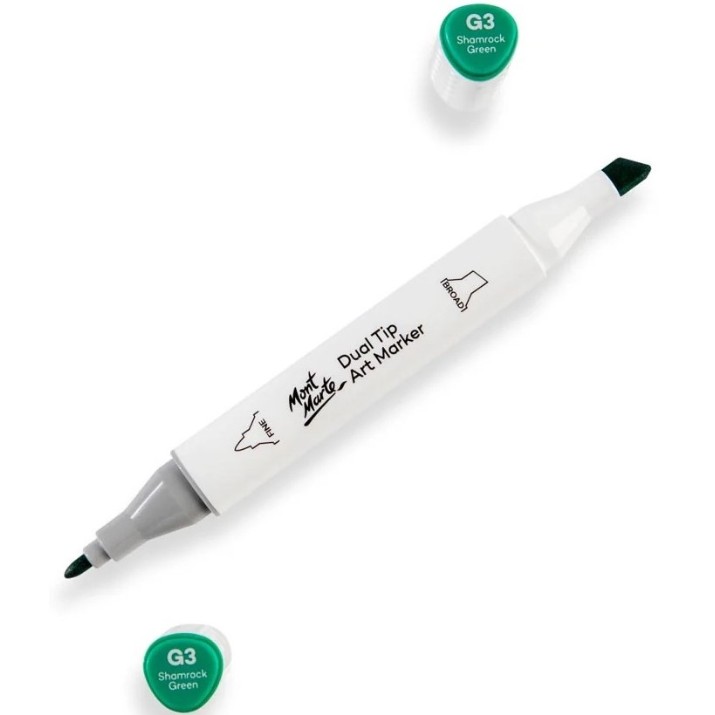 Marker Mont Marte Dual Tip Shamrock Green G3 (MGRD0036)