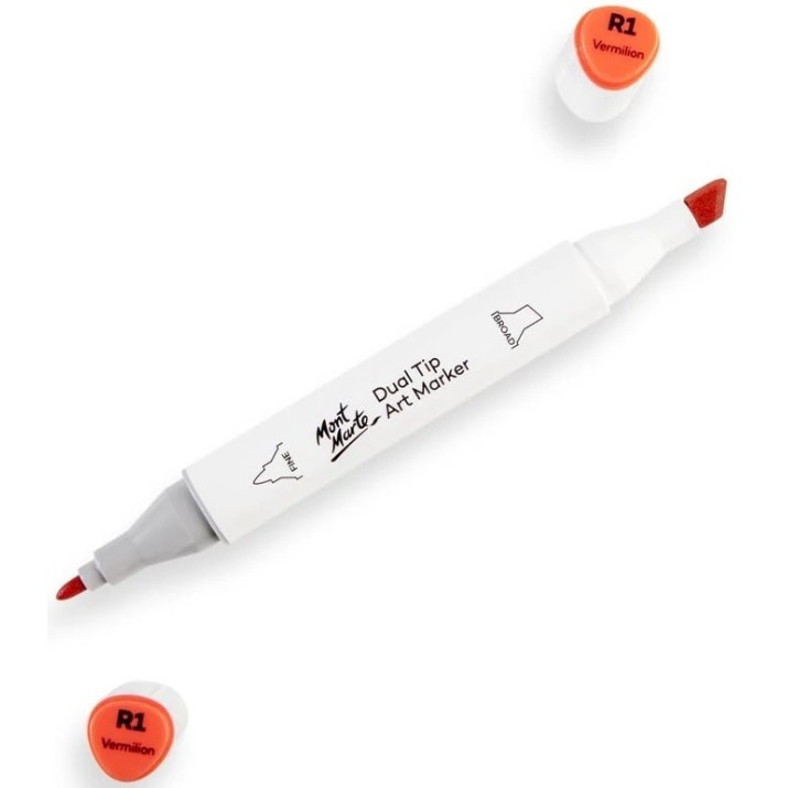 Marker Mont Marte Dual Tip Vermilion R1 (MGRD0009)