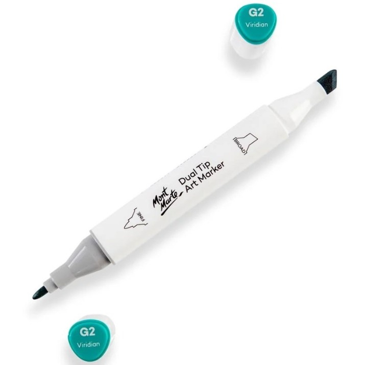 Маркер Mont Marte Dual Tip Viridian G2 (MGRD0035)