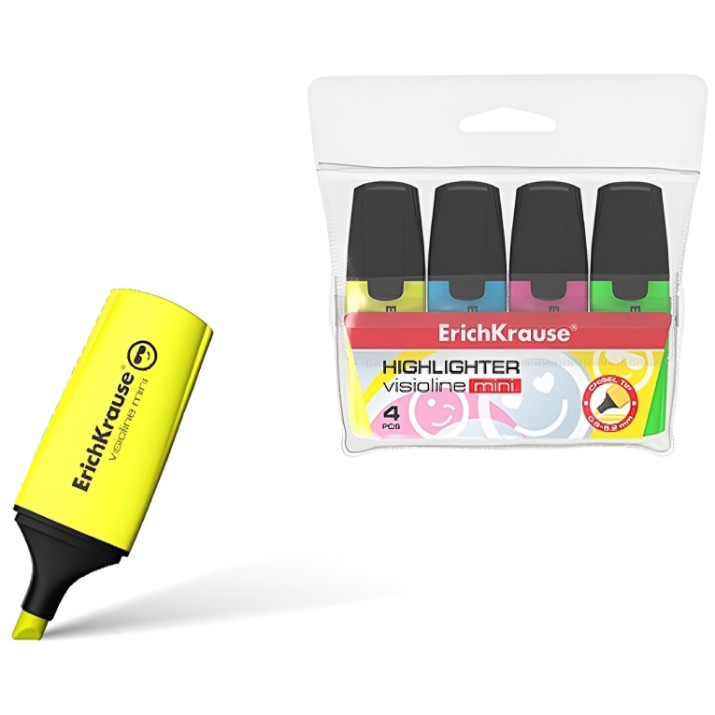 Set Markere Erich Krause Visioline V-12 Mini 4pcs (56245)
