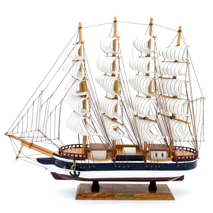 Statuetă Metalux Корабль 191-11 White