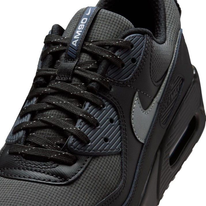 Adidași pentru bărbați Nike Air Max 90 Black/Reflect Silver/Anthracite, s.40.5