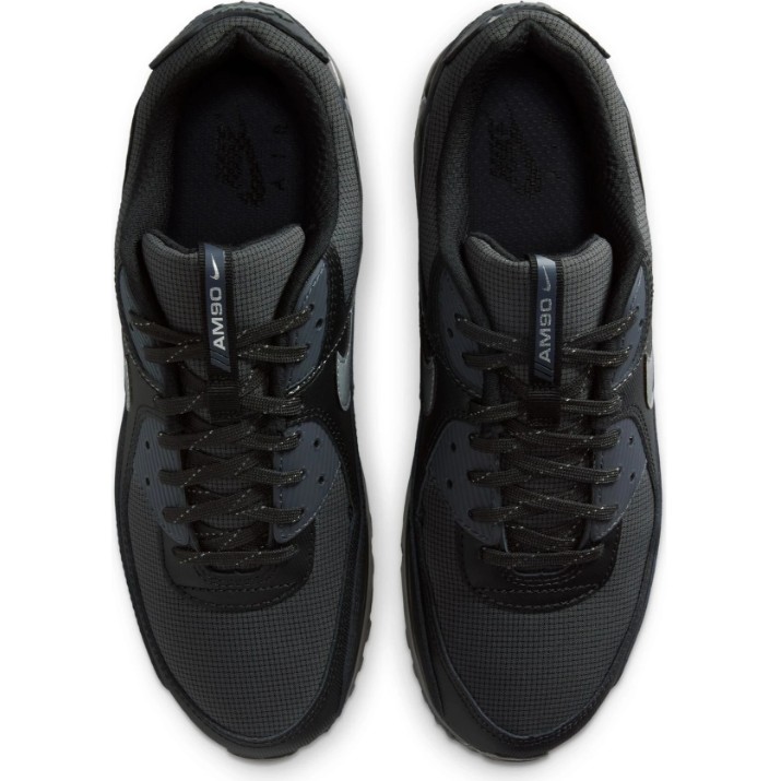 Adidași pentru bărbați Nike Air Max 90 Black/Reflect Silver/Anthracite, s.42.5