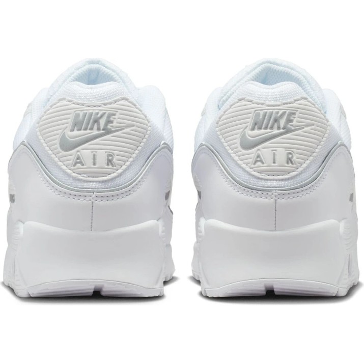 Кроссовки мужские Nike Air Max 90 Premium White/Metallic Silver, s.46
