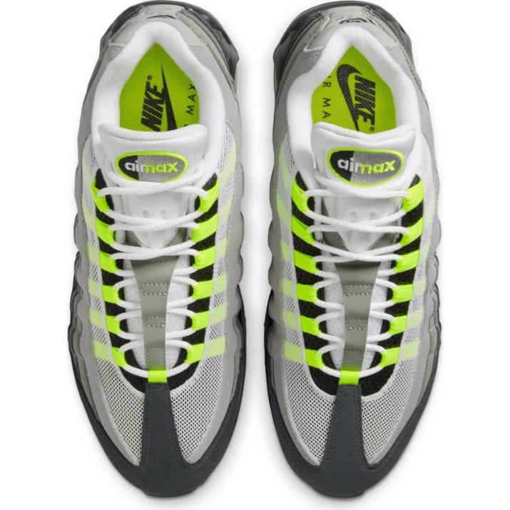 Кроссовки мужские Nike Air Max 95 Big Bubble OG Black/Cool Grey/Neon Yellow, s.43