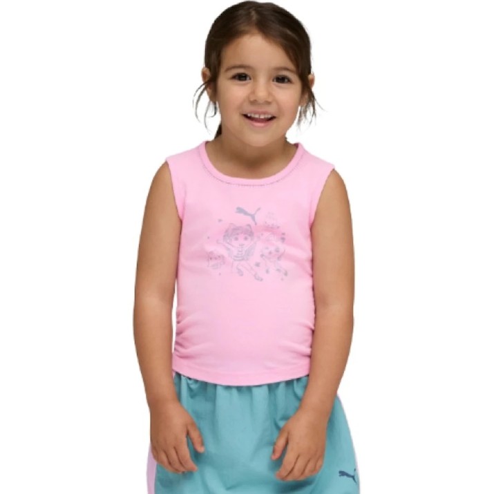 Детская майка Puma X Gabbys Dollh Pink Shimmer, s.104 (63493275)