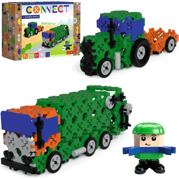 Set de construcție Trefl Connect Building Blocks (61975)