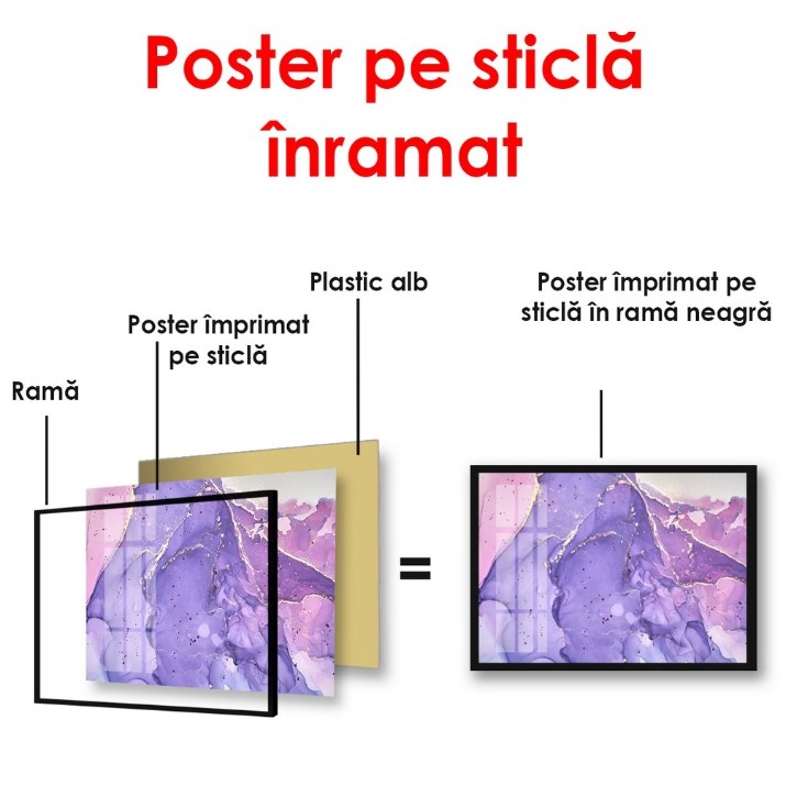 Картина ArtShop Purple Pink Texture 90x60cm (PA148)