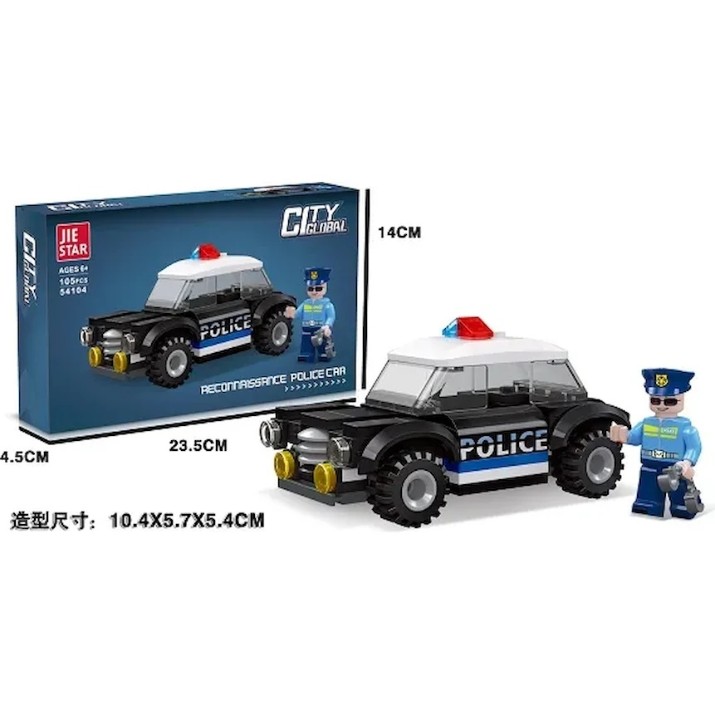 Конструктор Jie Star Police 105pcs (70243) 