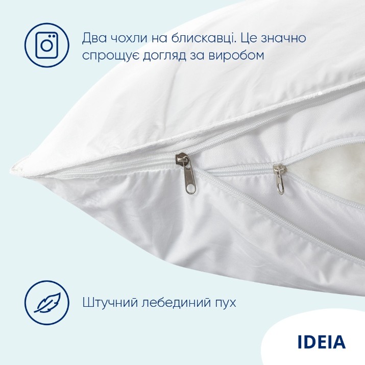 Pernă MobiCasa SUPER SOFT Premium 50x70cm White PRN12.01.57.ID