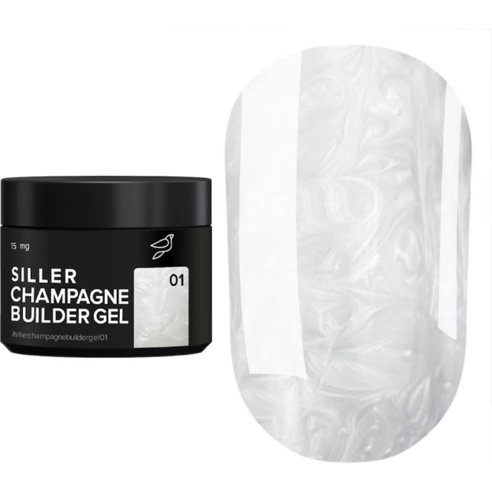 Gel de construcție Siller Champagne Builder Gel 01 15ml