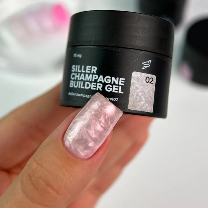 Gel de construcție Siller Champagne Builder Gel 02 15ml