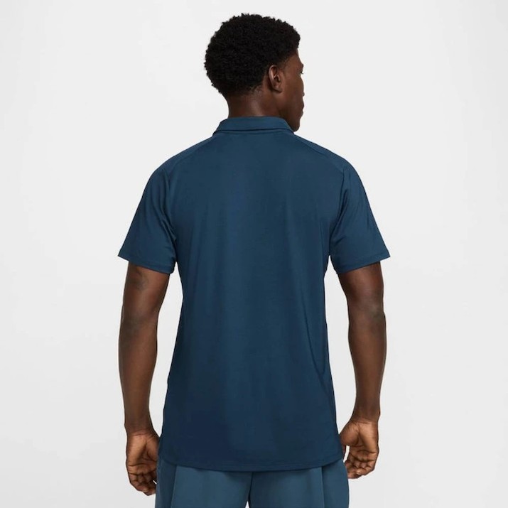 Polo Nike Court Advantage Armory Navy/White, s.M