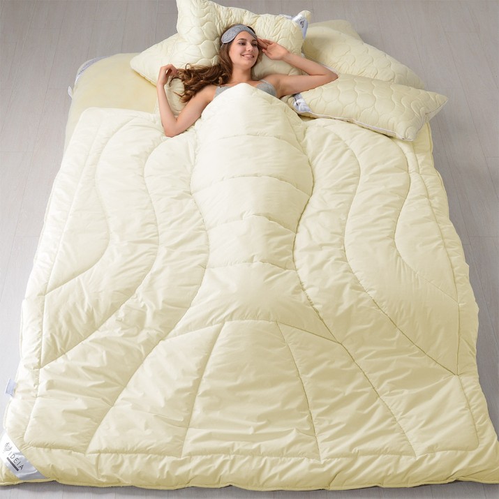 Одеяло MobiCasa WOOL Premium 200x220cm Milk PLP24.25.222.ID