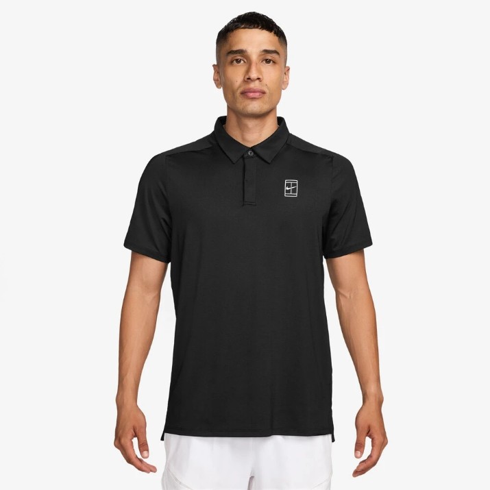 Поло Nike Court Advantage Black/White, s.S (FZ6907-010)