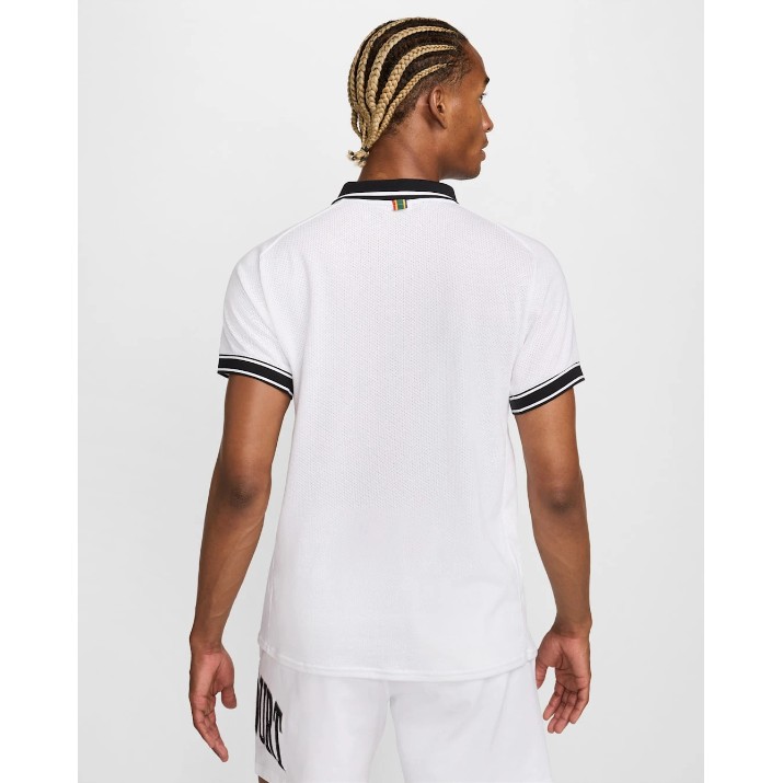 Polo Nike Court Heritage White/Black, s.M