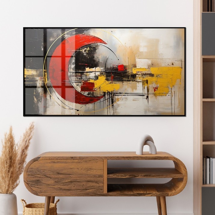 Картина ArtShop Red Moon On Abstract Background 60x30cm (PA343-XL)