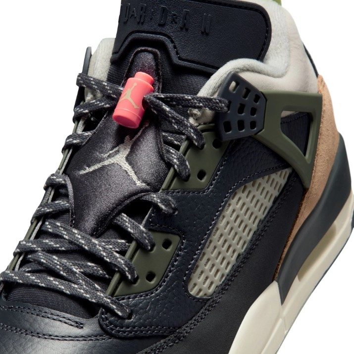 Adidași pentru bărbați Nike Jordan Spizike Low Anthracite/Light Wild Mango/Cargo Khaki/Spruce Fog, s.42.5