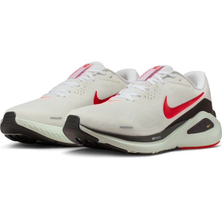 Кроссовки мужские Nike Structure 26 White/Medium Ash/Spruce Aura/Bright Crimson, s.43