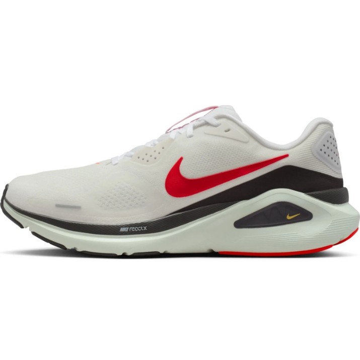 Adidași pentru bărbați Nike Structure 26 White/Medium Ash/Spruce Aura/Bright Crimson, s.44.5