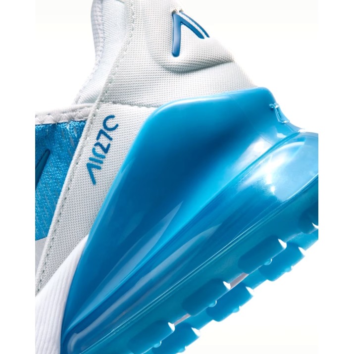 Adidași pentru copii Nike Air Max 270 Off White/Court Blue/Dutch blue, s.35.5
