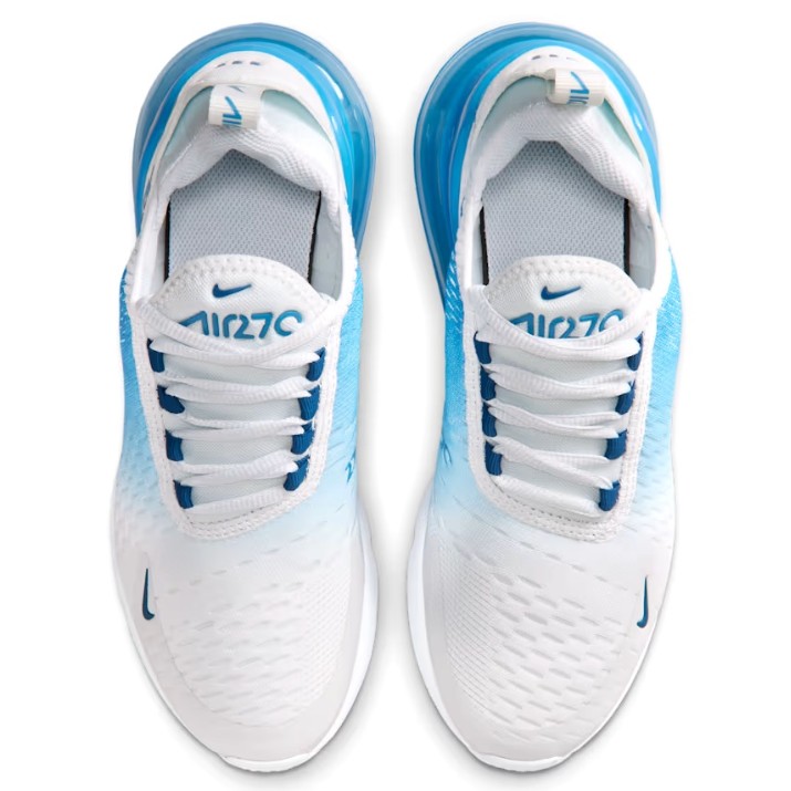 Adidași pentru copii Nike Air Max 270 Off White/Court Blue/Dutch blue, s.39
