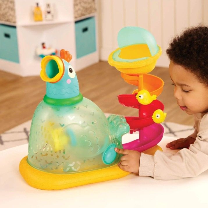 Joc educativ Battat Musical Chicken Ball Popper (BT1800Z)