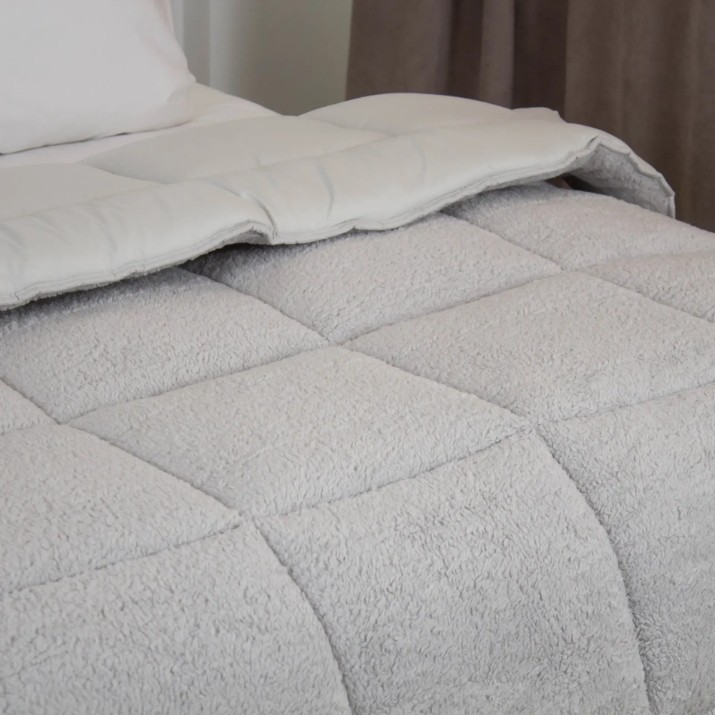 Plapumă Relaxe Home Teddy 150x210cm Light Grey (024551)