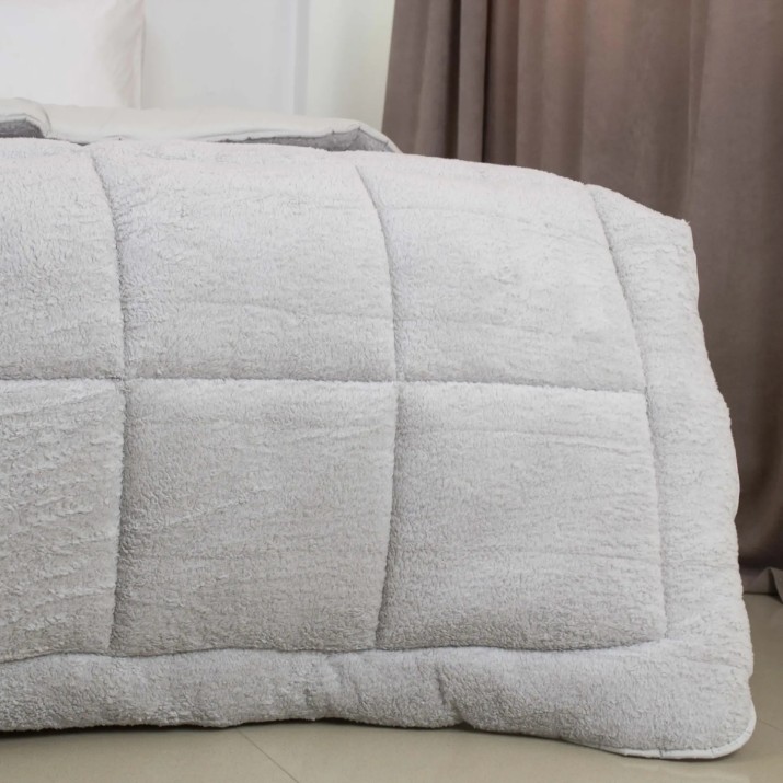 Plapumă Relaxe Home Teddy 200x210cm Light Grey (024552)