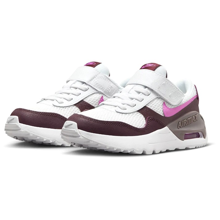 Кроссовки детские Nike Air Max Systm (Ps) White/Burgundy Crush/Violet Ore/Playful Pink, s.28