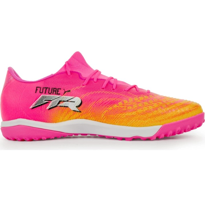 Футбольные бутсы Puma Future 9 Match Fusion TT Poison Pink/Sun Stream/Bright Aqua/Puma White, s.43
