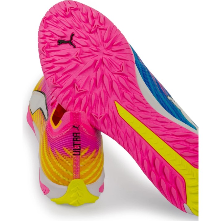Футбольные бутсы Puma Ultra 6 Match Tt Poison Pink/Puma White/Sun Stream/Bright Aqua/Puma, s.41